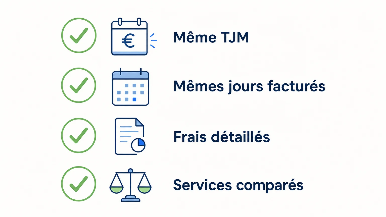 Checklist pour vérifier une simulation de portage salarial